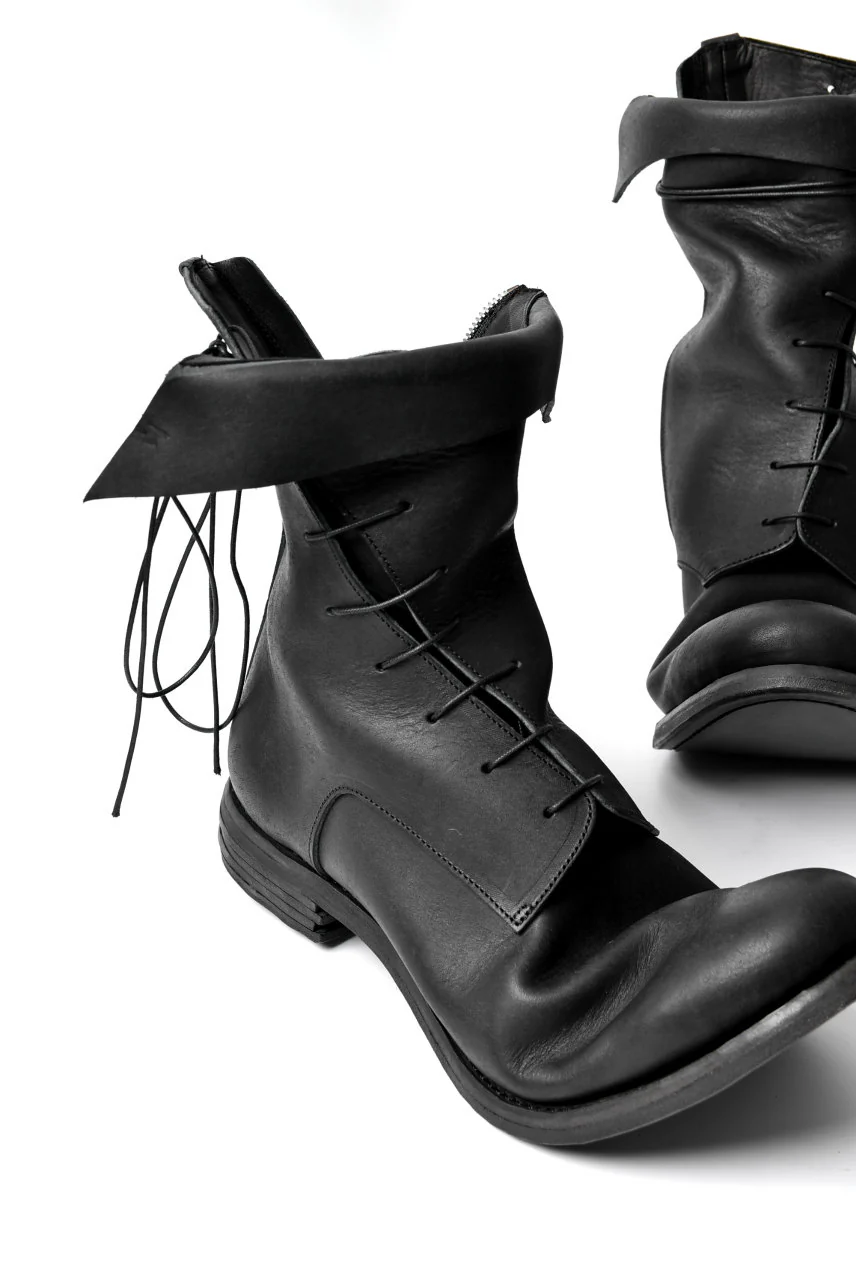 prtl x 4R4s exclusive Twisted Lace Boots / PUEBLO by Badalassi Carlo "No4-4" (BLACK) - Image 22