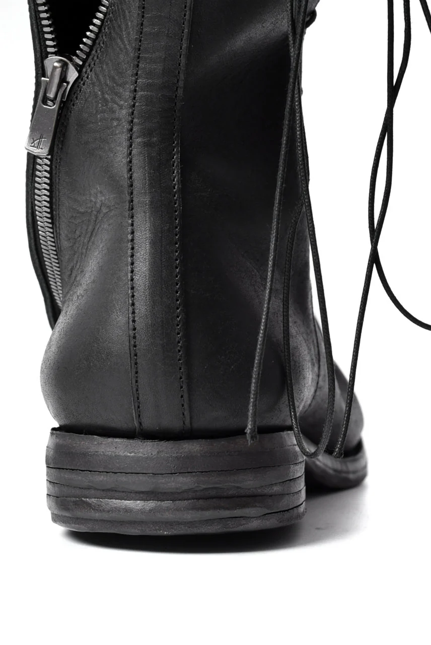 prtl x 4R4s exclusive Twisted Lace Boots / PUEBLO by Badalassi Carlo "No4-4" (BLACK) - Image 24
