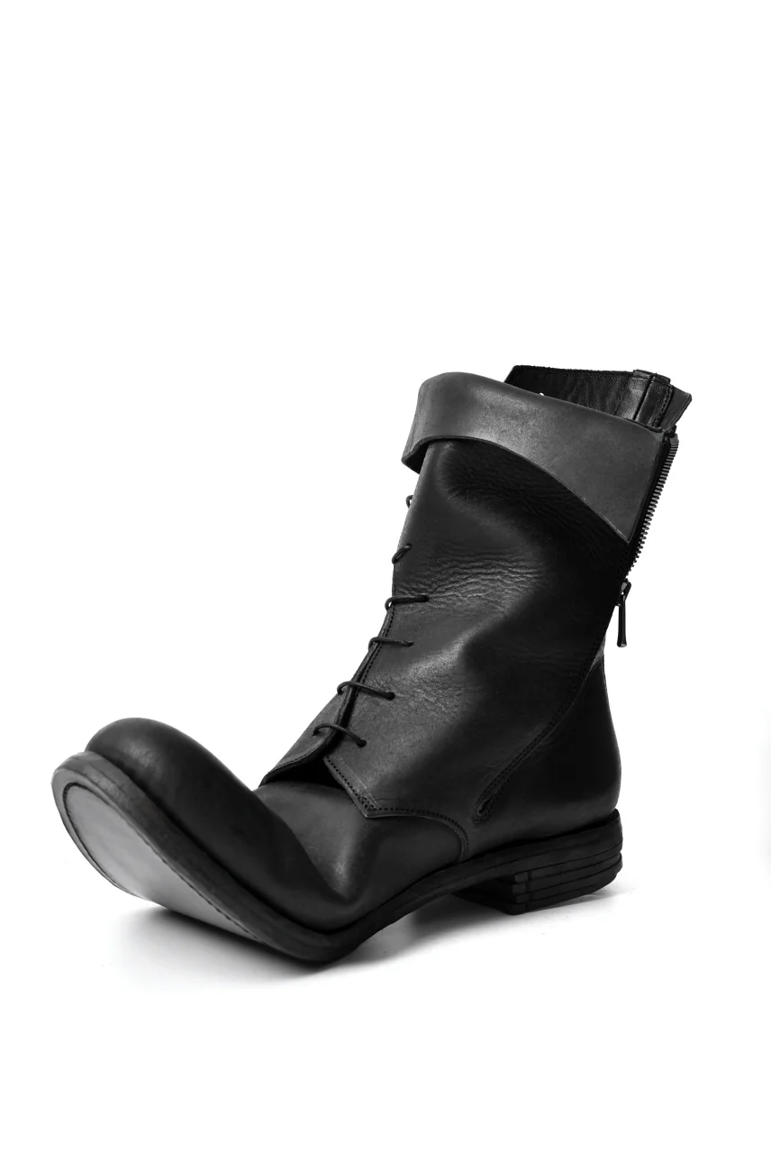 prtl x 4R4s exclusive Twisted Lace Boots / PUEBLO by Badalassi Carlo "No4-4" (BLACK) - Image 26