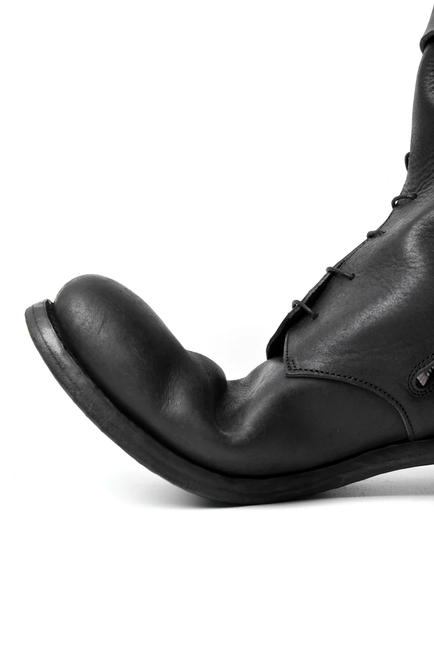 prtl x 4R4s exclusive Twisted Lace Boots / PUEBLO by Badalassi Carlo "No4-4" (BLACK) - Image 27