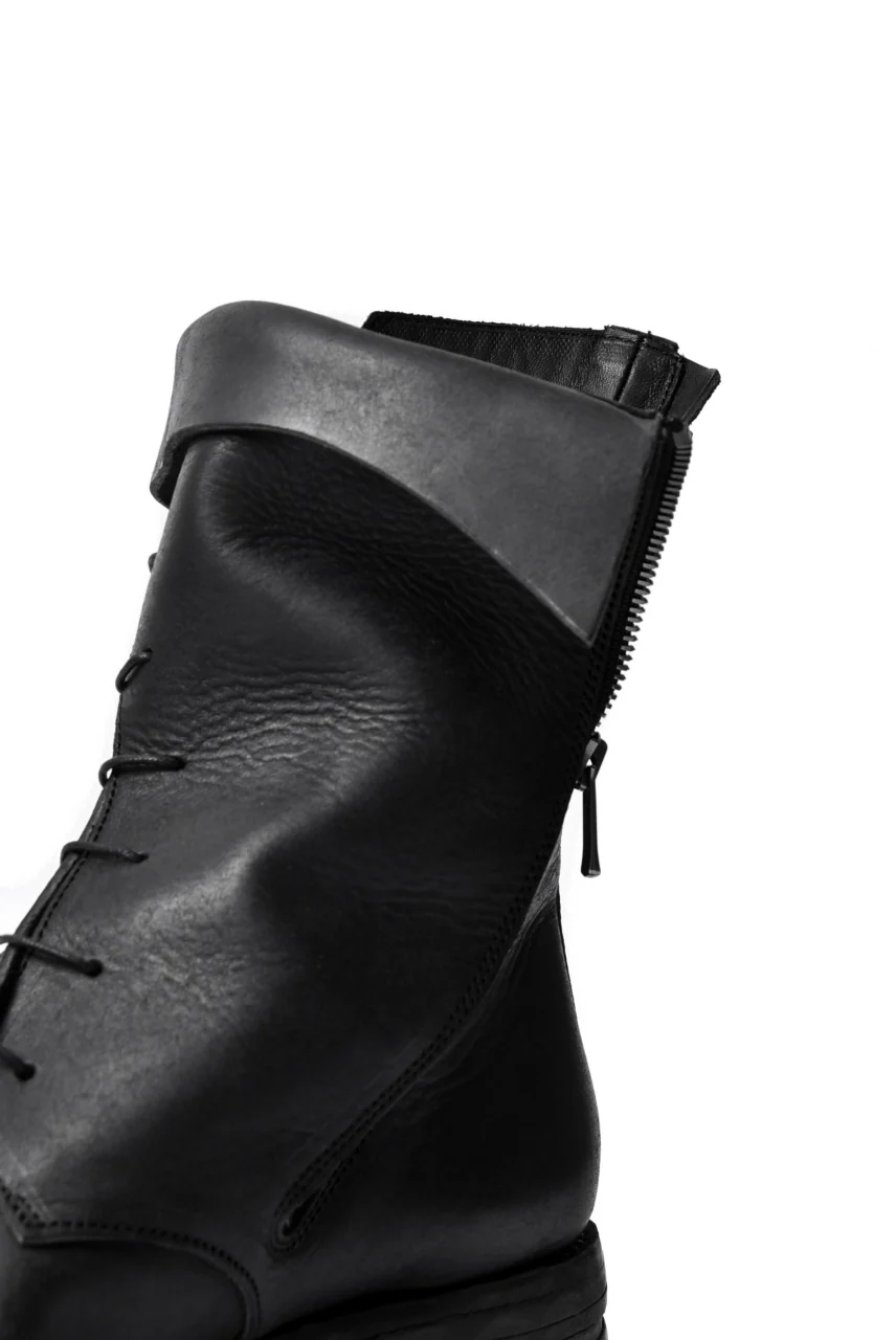 prtl x 4R4s exclusive Twisted Lace Boots / PUEBLO by Badalassi Carlo "No4-4" (BLACK) - Image 28