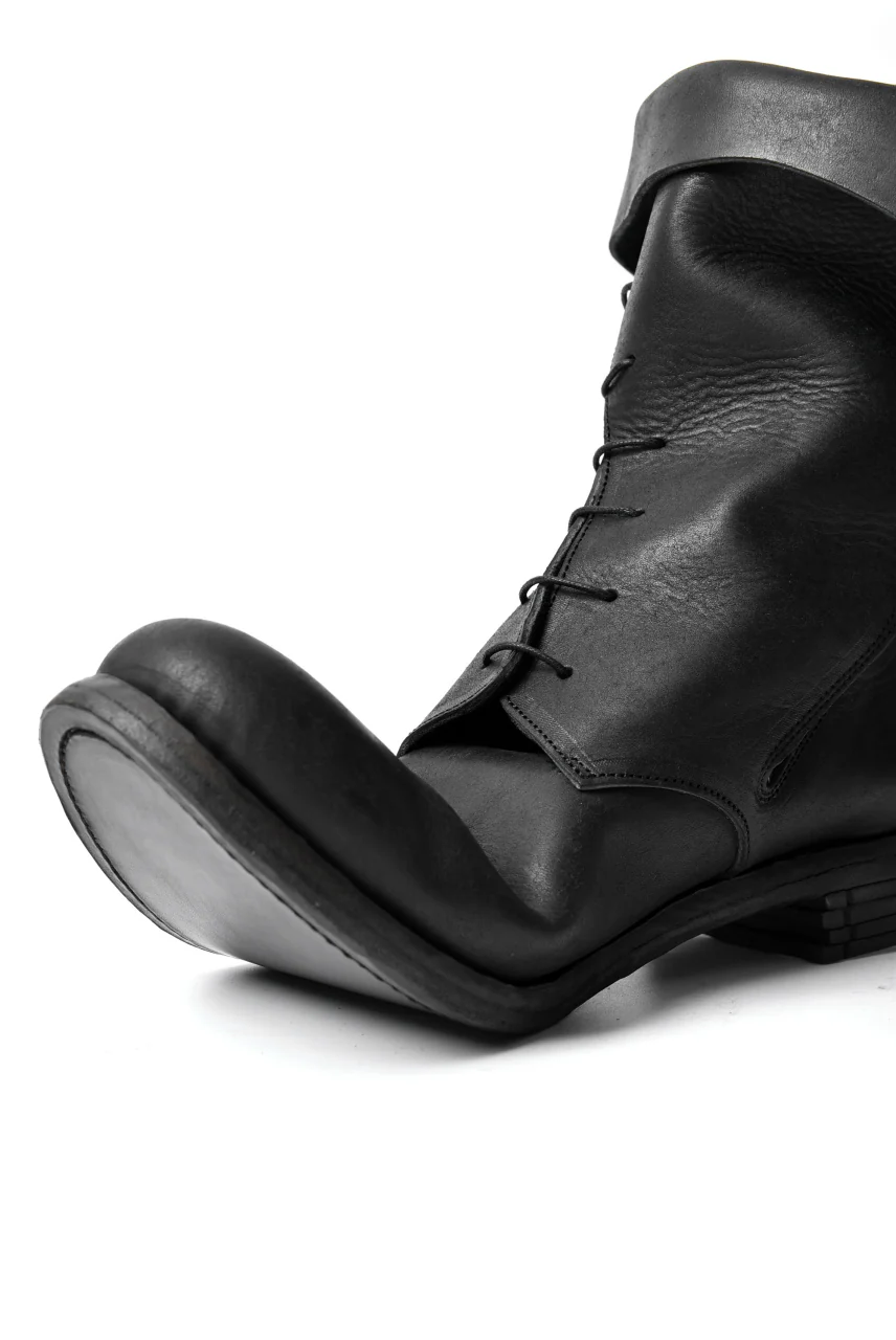 prtl x 4R4s exclusive Twisted Lace Boots / PUEBLO by Badalassi Carlo "No4-4" (BLACK) - Image 30