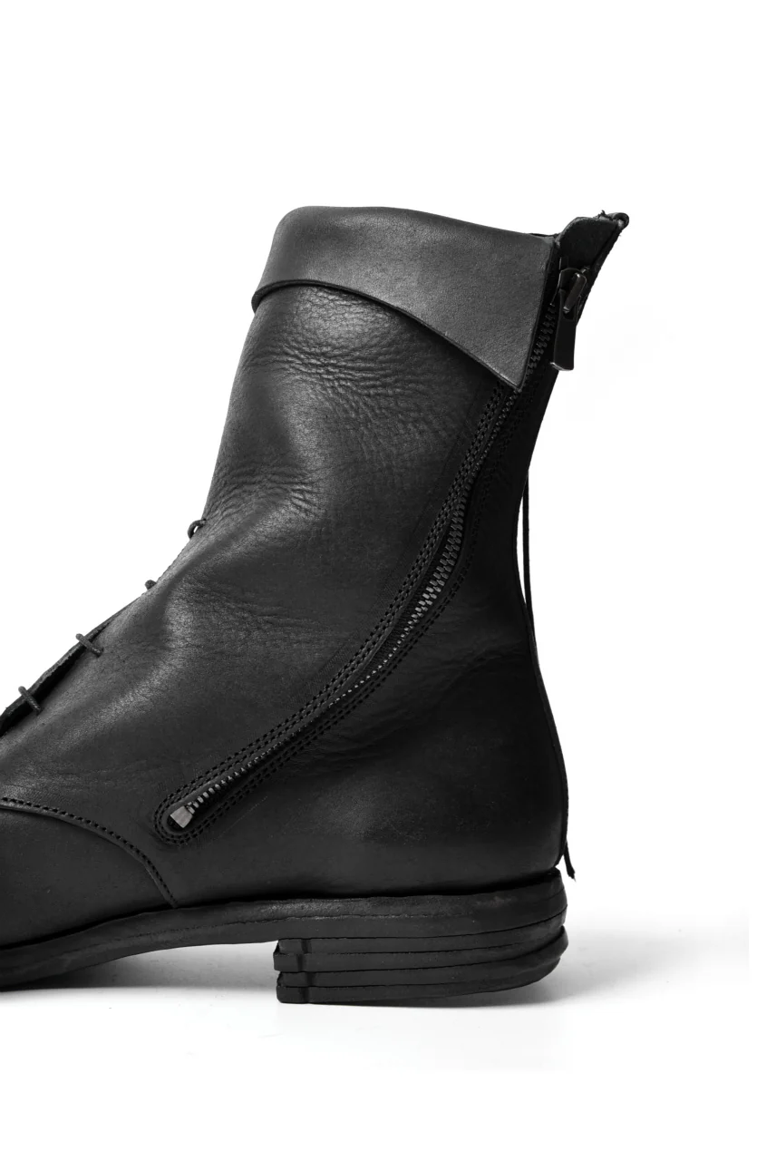 prtl x 4R4s exclusive Twisted Lace Boots / PUEBLO by Badalassi Carlo "No4-4" (BLACK) - Image 31