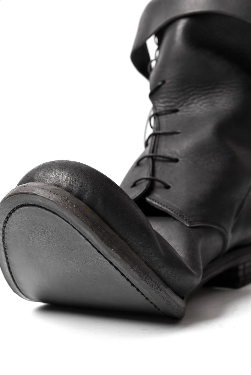 prtl x 4R4s exclusive Twisted Lace Boots / PUEBLO by Badalassi Carlo "No4-4" (BLACK) - Image 33