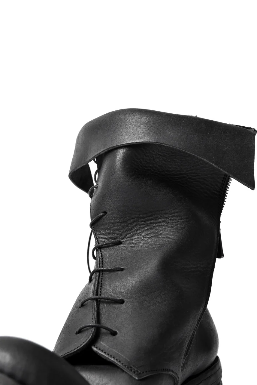 prtl x 4R4s exclusive Twisted Lace Boots / PUEBLO by Badalassi Carlo "No4-4" (BLACK) - Image 35