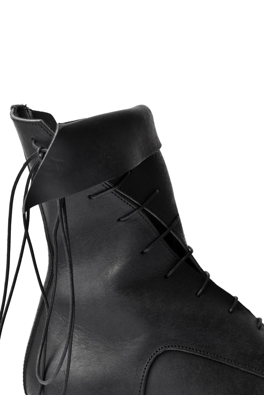prtl x 4R4s exclusive Twisted Lace Boots / PUEBLO by Badalassi Carlo "No4-4" (BLACK) - Image 36