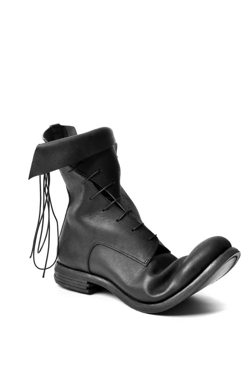 prtl x 4R4s exclusive Twisted Lace Boots / PUEBLO by Badalassi Carlo "No4-4" (BLACK) - Image 37