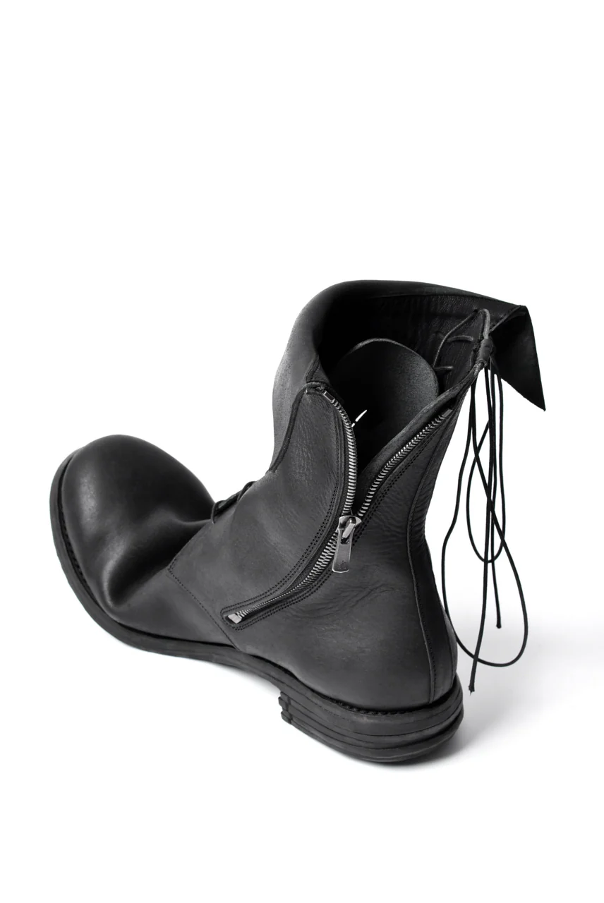 prtl x 4R4s exclusive Twisted Lace Boots / PUEBLO by Badalassi Carlo "No4-4" (BLACK) - Image 39