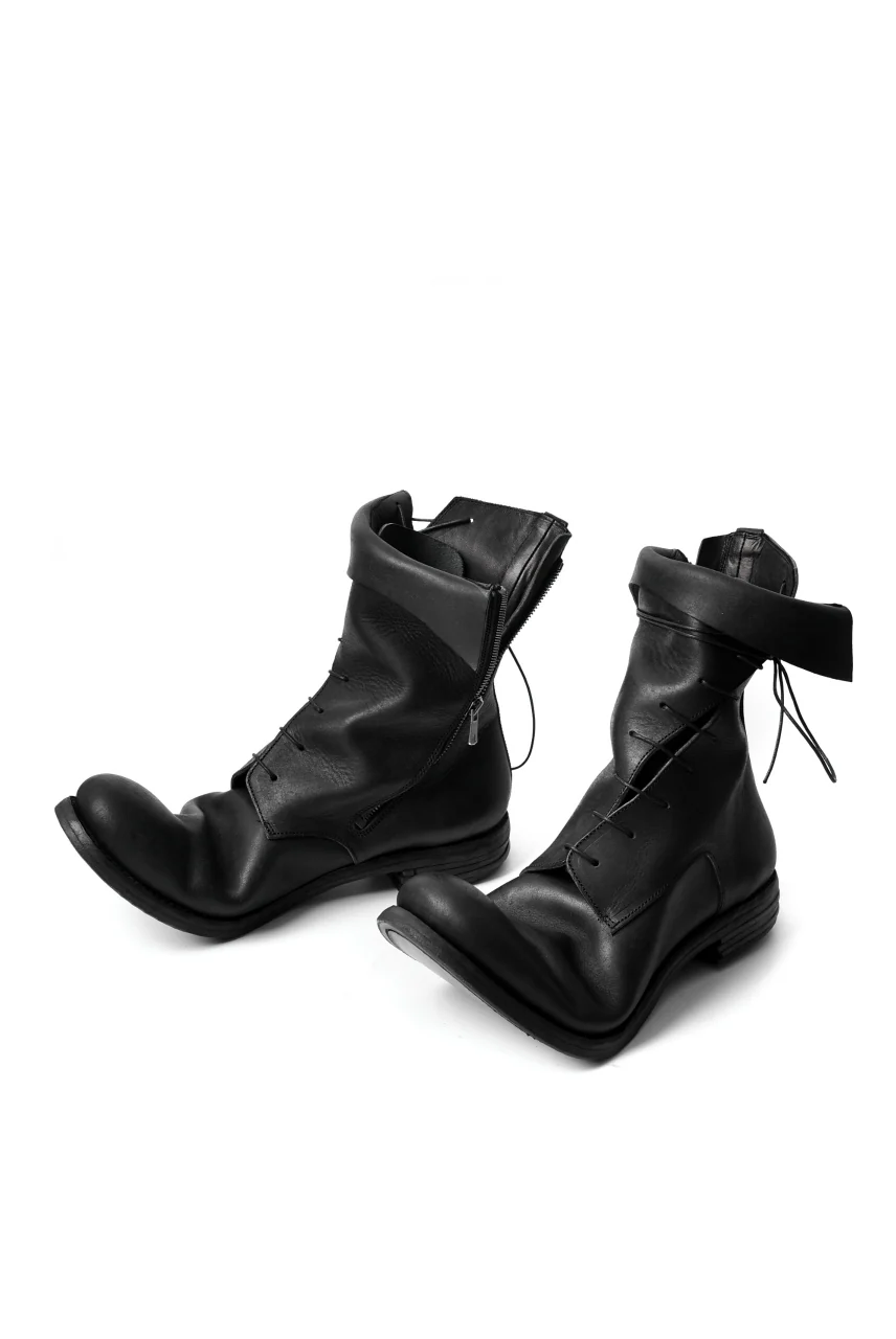 prtl x 4R4s exclusive Twisted Lace Boots / PUEBLO by Badalassi Carlo "No4-4" (BLACK) - Image 4