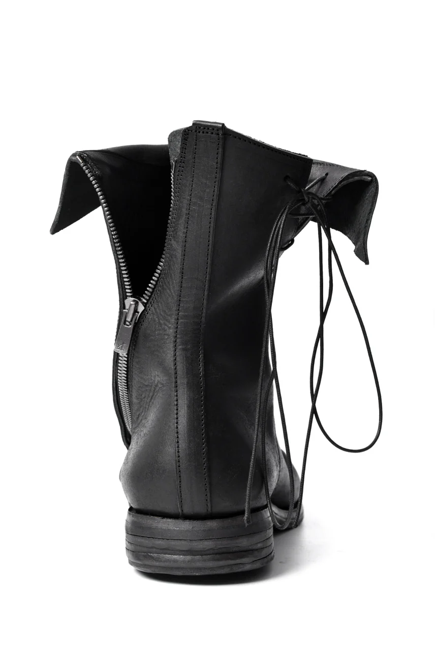prtl x 4R4s exclusive Twisted Lace Boots / PUEBLO by Badalassi Carlo "No4-4" (BLACK) - Image 42