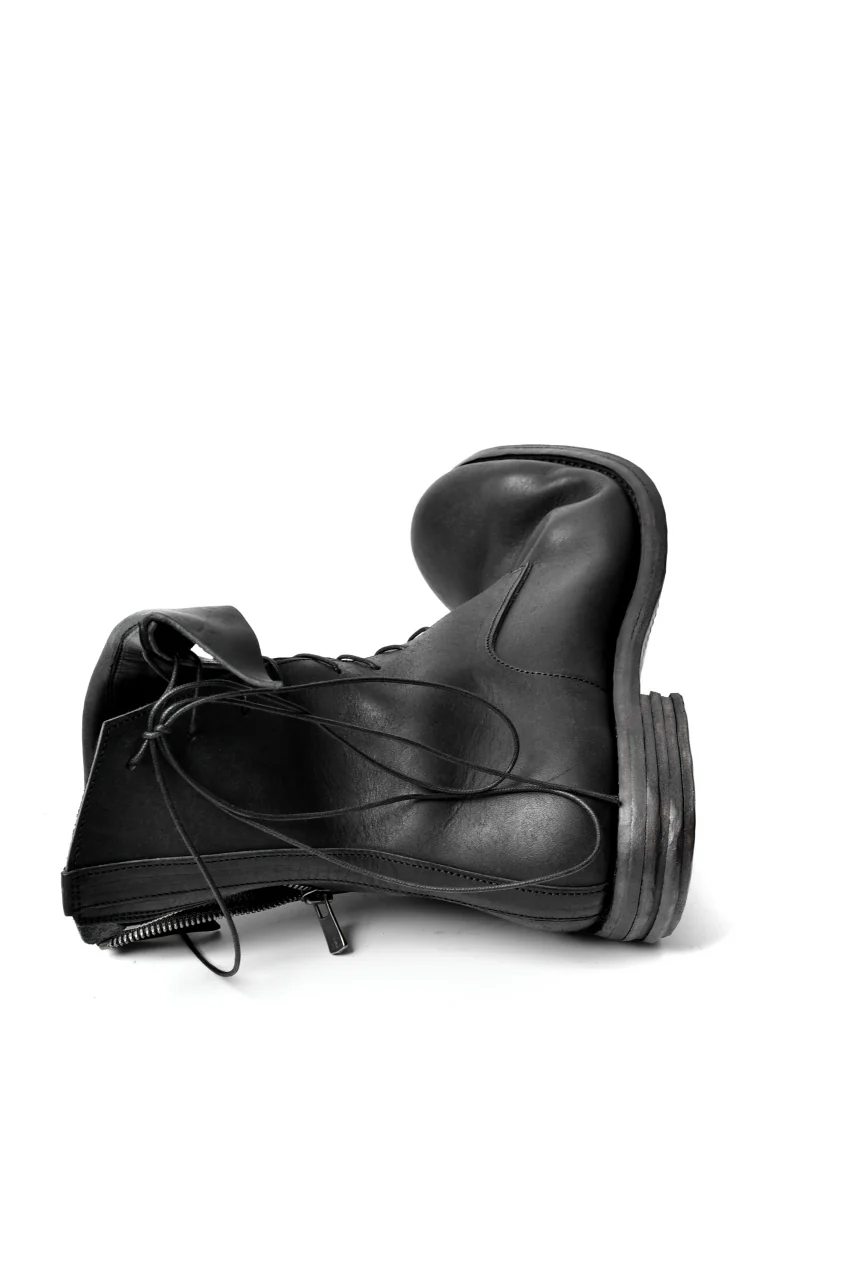 prtl x 4R4s exclusive Twisted Lace Boots / PUEBLO by Badalassi Carlo "No4-4" (BLACK) - Image 45