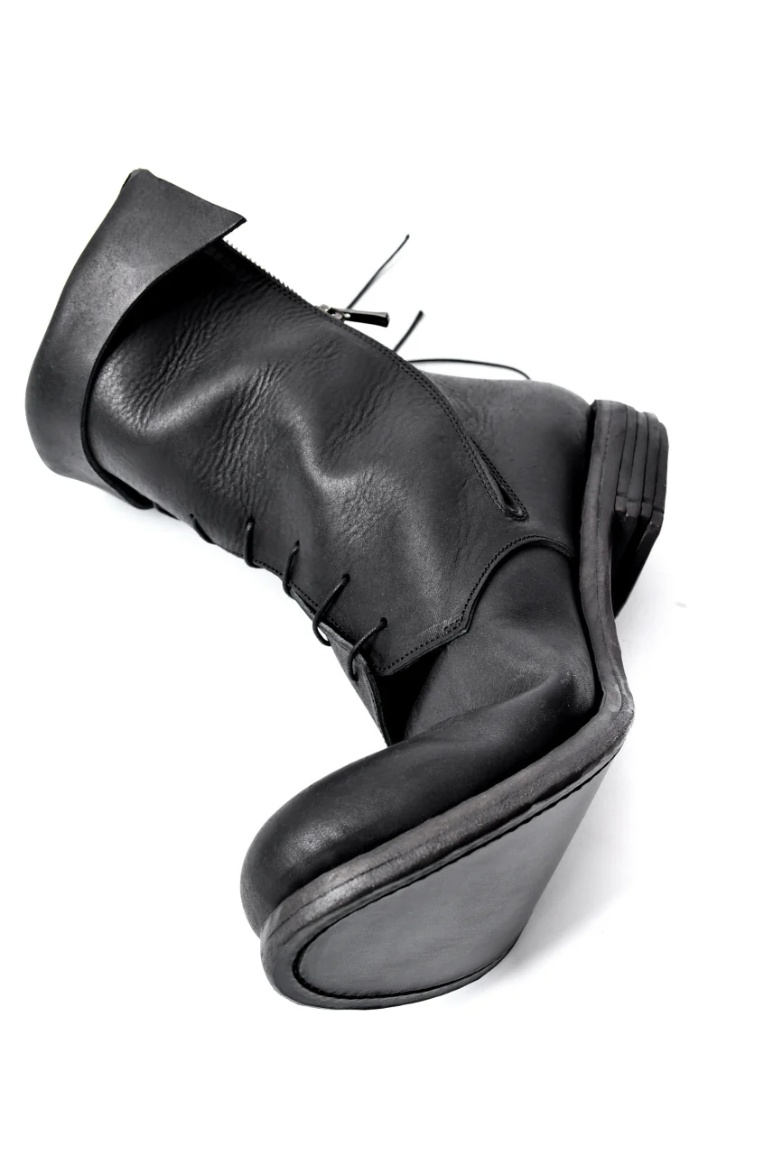 prtl x 4R4s exclusive Twisted Lace Boots / PUEBLO by Badalassi Carlo "No4-4" (BLACK) - Image 46