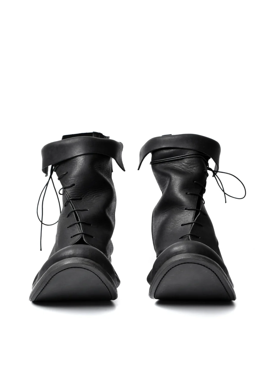 prtl x 4R4s exclusive Twisted Lace Boots / PUEBLO by Badalassi Carlo "No4-4" (BLACK) - Image 8