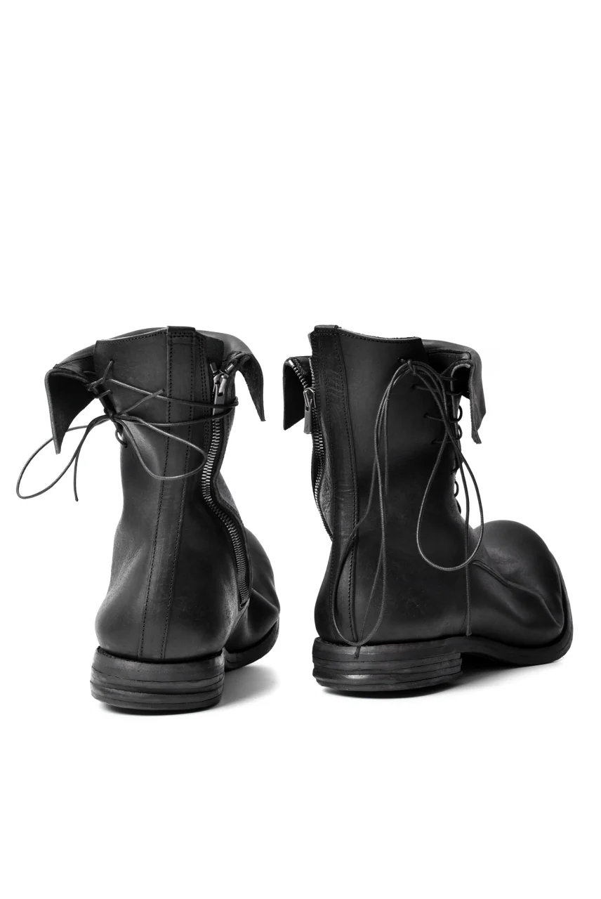 prtl x 4R4s exclusive Twisted Lace Boots / PUEBLO by Badalassi Carlo "No4-4" (BLACK) - Image 9