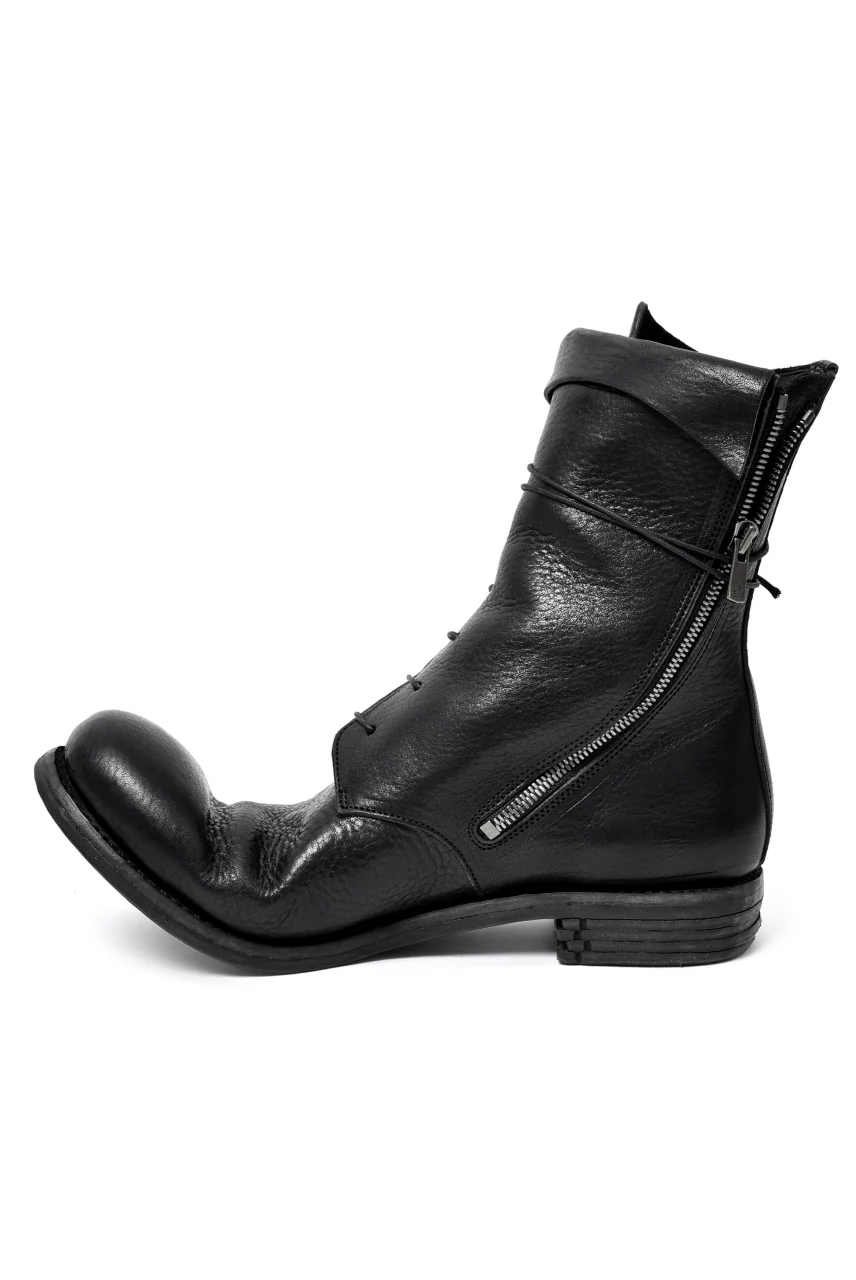 prtl x 4R4s exclusive Twisted Lace Boots / Waxy Steer "No4-2" (BLACK) - Image 19