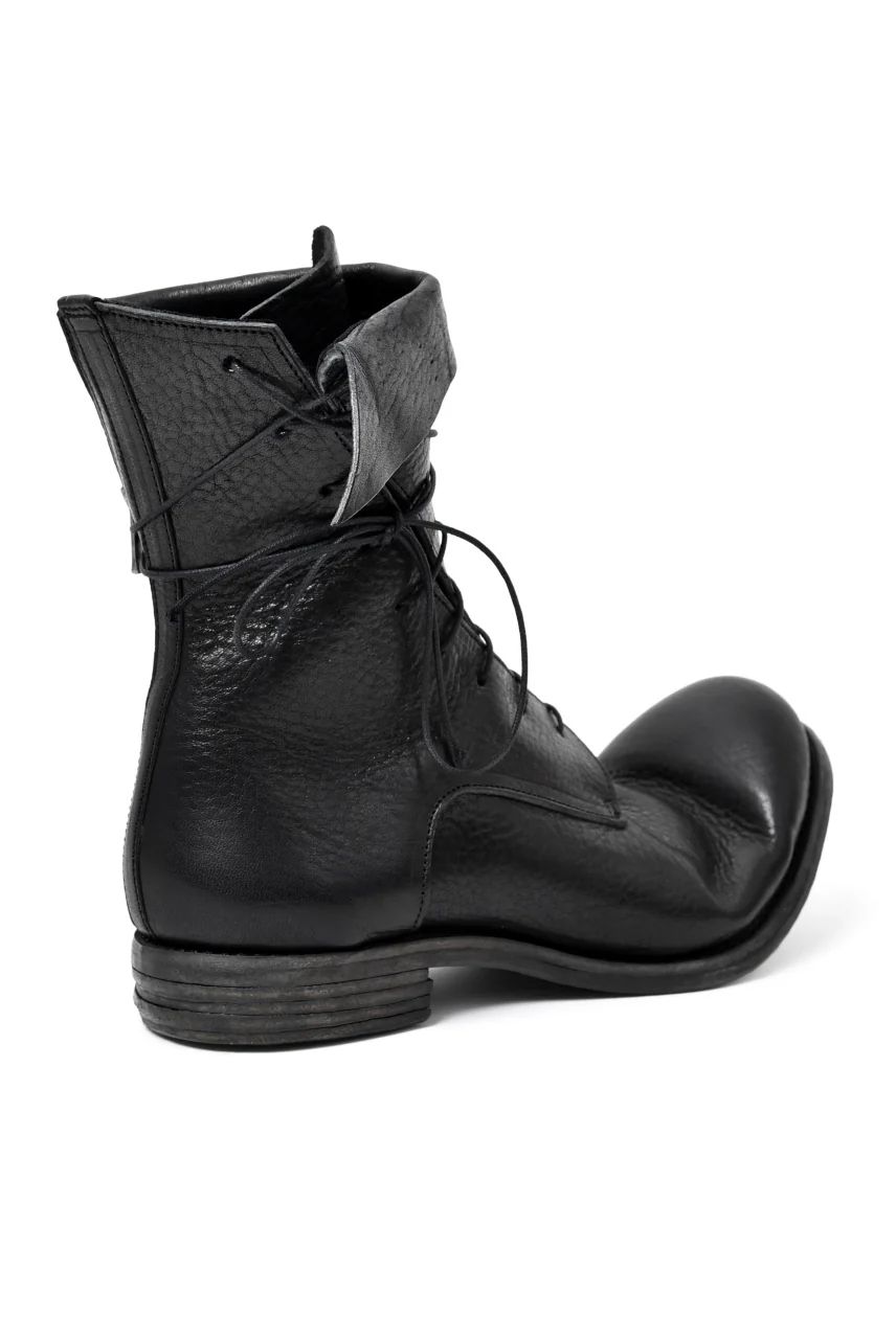 prtl x 4R4s exclusive Twisted Lace Boots / Waxy Steer "No4-2" (BLACK) - Image 22