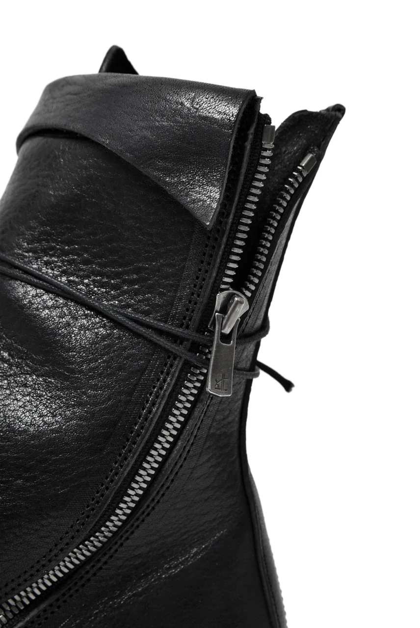 prtl x 4R4s exclusive Twisted Lace Boots / Waxy Steer "No4-2" (BLACK) - Image 23