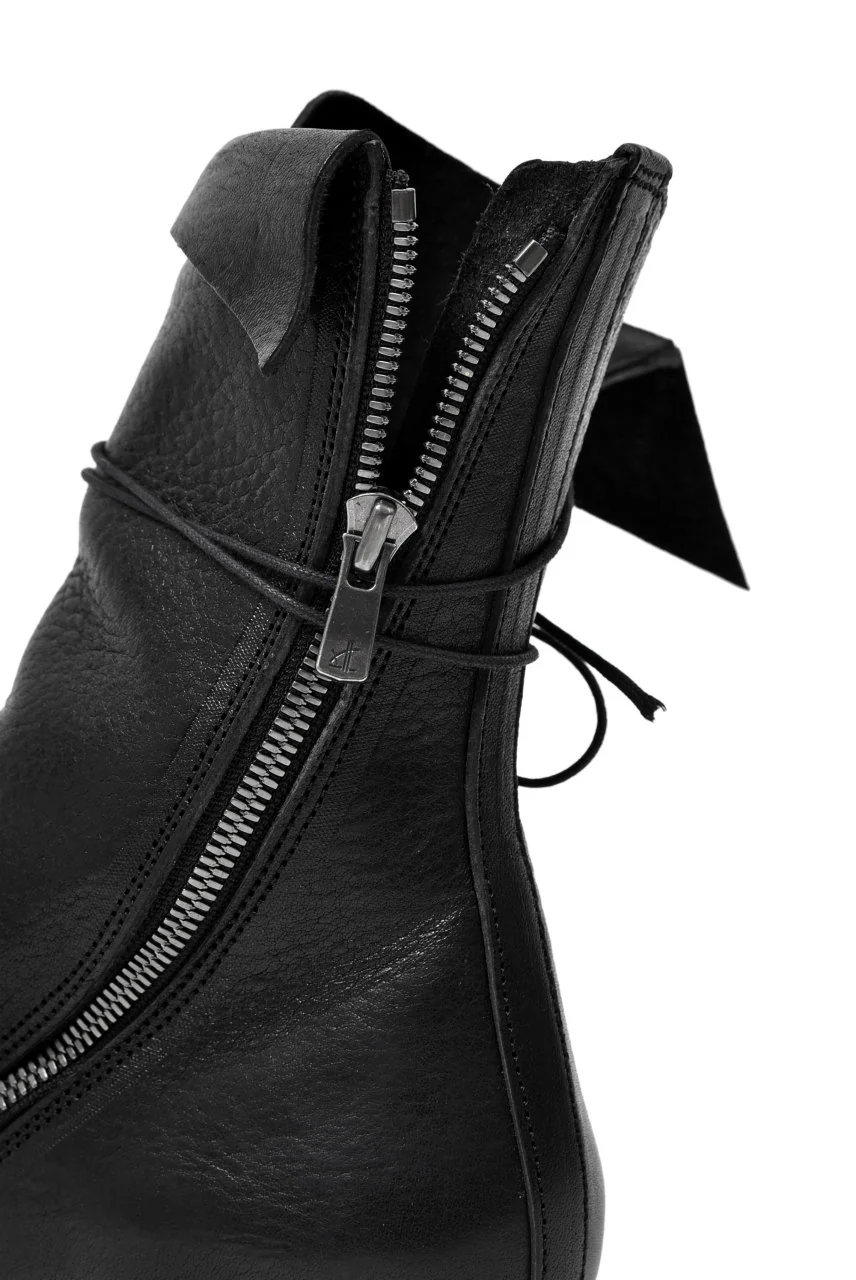 prtl x 4R4s exclusive Twisted Lace Boots / Waxy Steer "No4-2" (BLACK) - Image 24