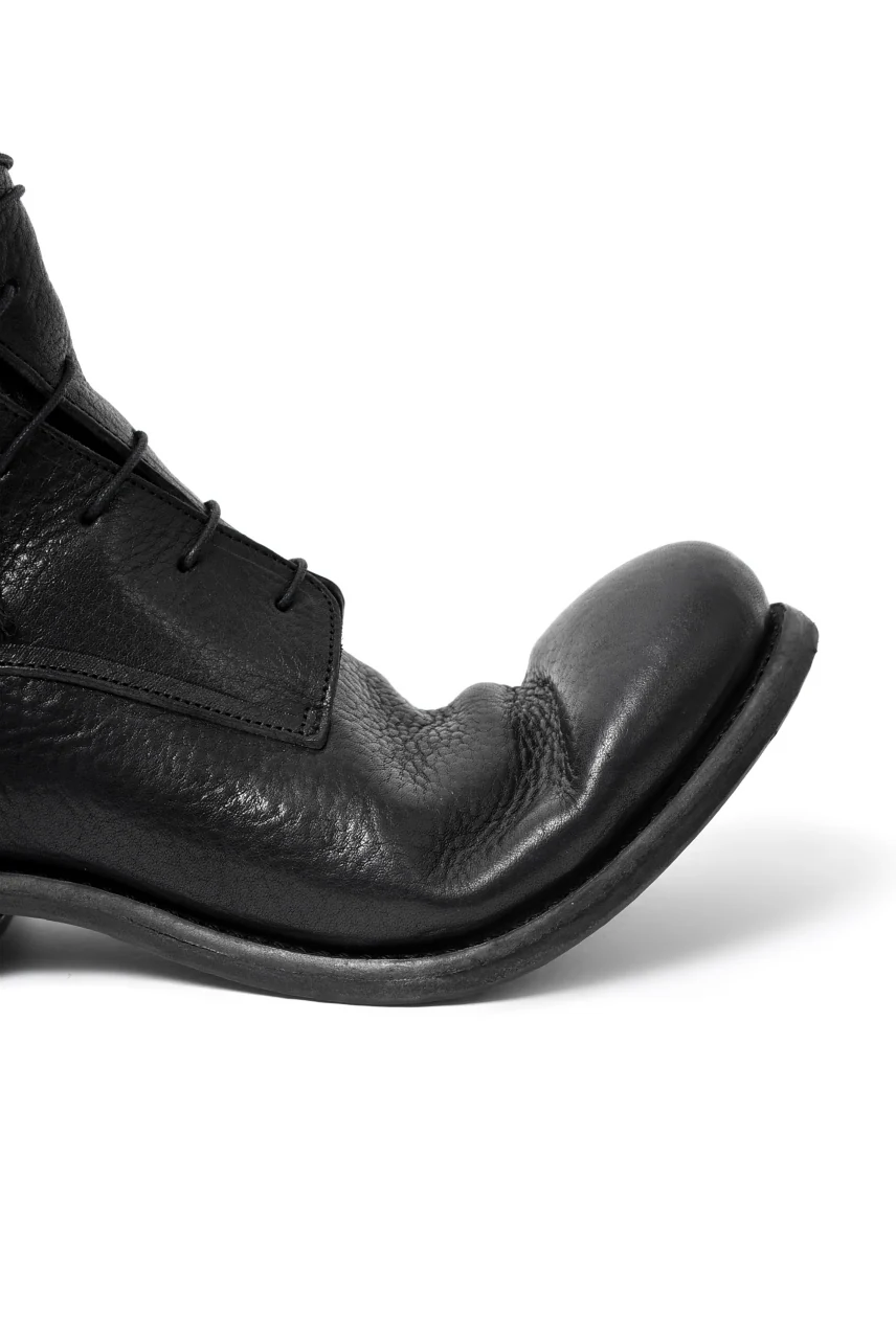 prtl x 4R4s exclusive Twisted Lace Boots / Waxy Steer "No4-2" (BLACK) - Image 25