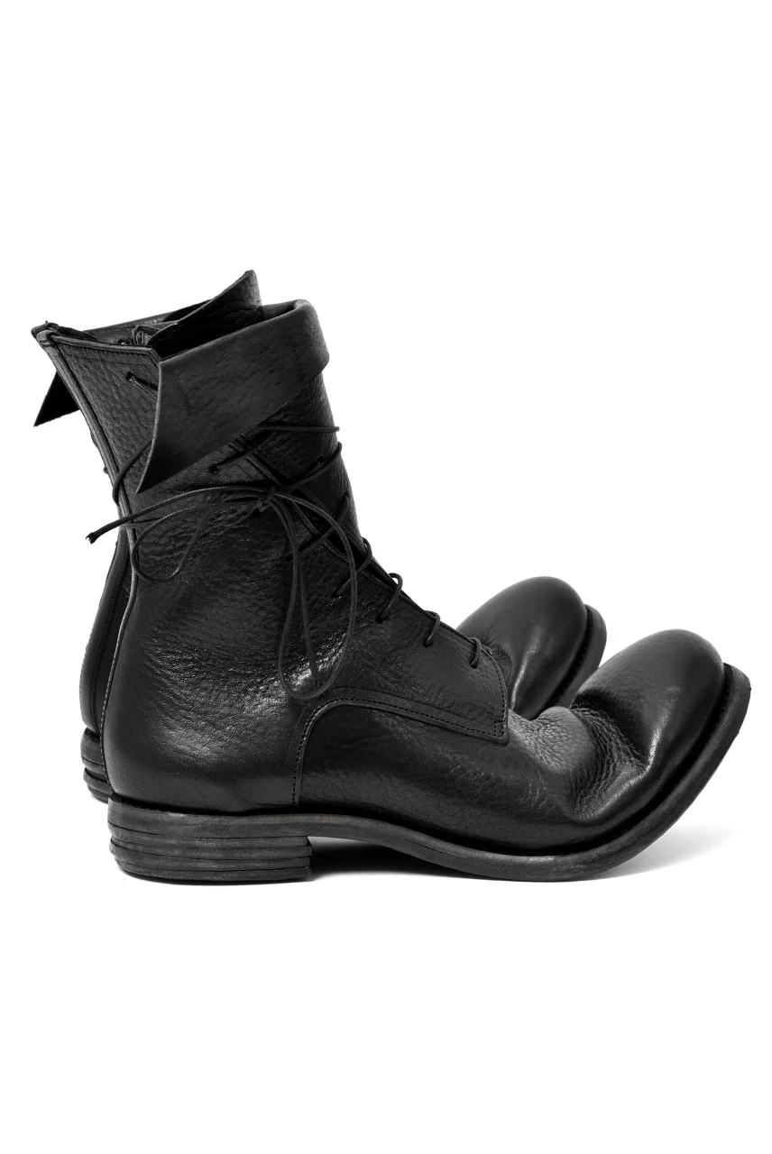 prtl x 4R4s exclusive Twisted Lace Boots / Waxy Steer "No4-2" (BLACK) - Image 7