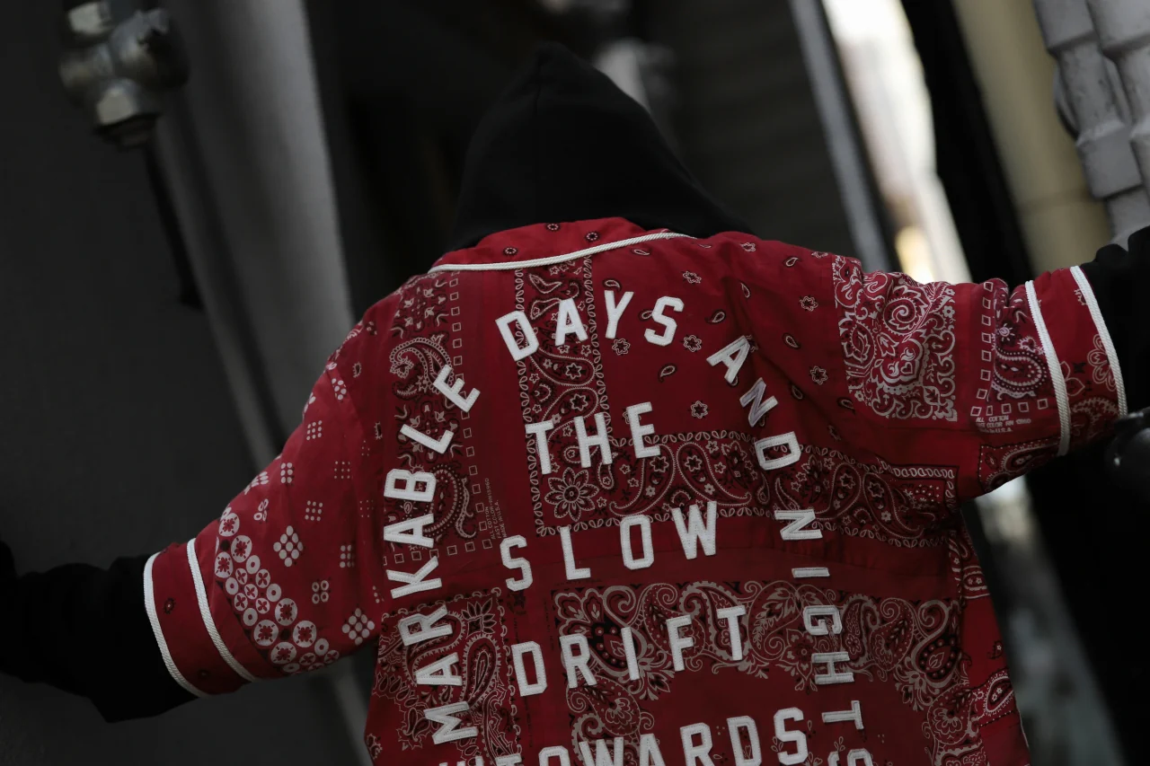 READYMADE BANDANA BASEBALL SHIRT (RED ASORT #A) - Image 18
