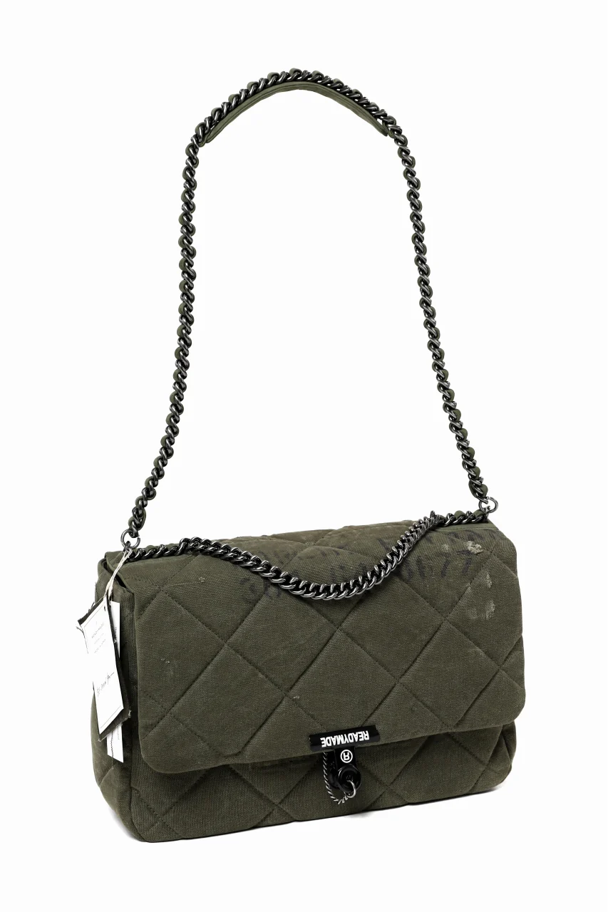 READYMADE BIG CHAIN BAG (GREEN) - Image 4