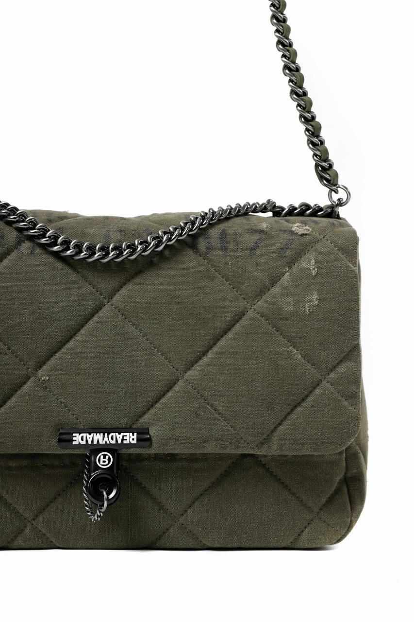 READYMADE BIG CHAIN BAG (GREEN) - Image 7