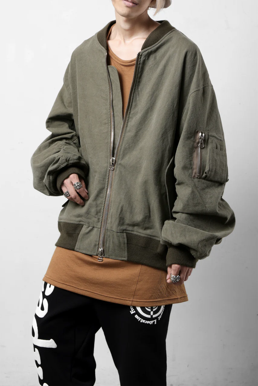 READYMADE BIG JESSE JACKET (KHAKI GREEN) - Image 24
