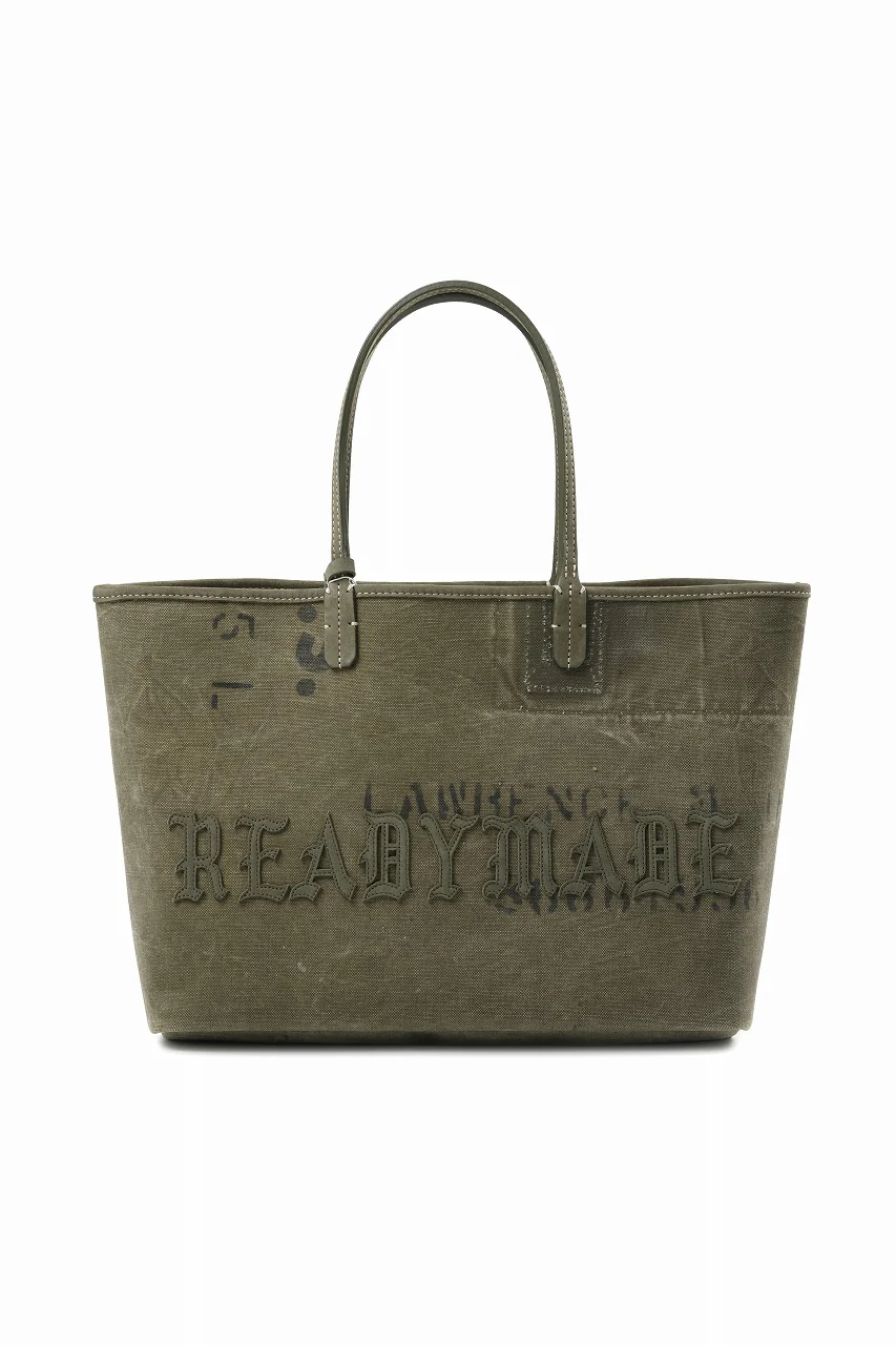 READYMADE CALI DOROTHY BAG MEDIUM - Remade from Vintage Military Canvas (KHAKI #A)
