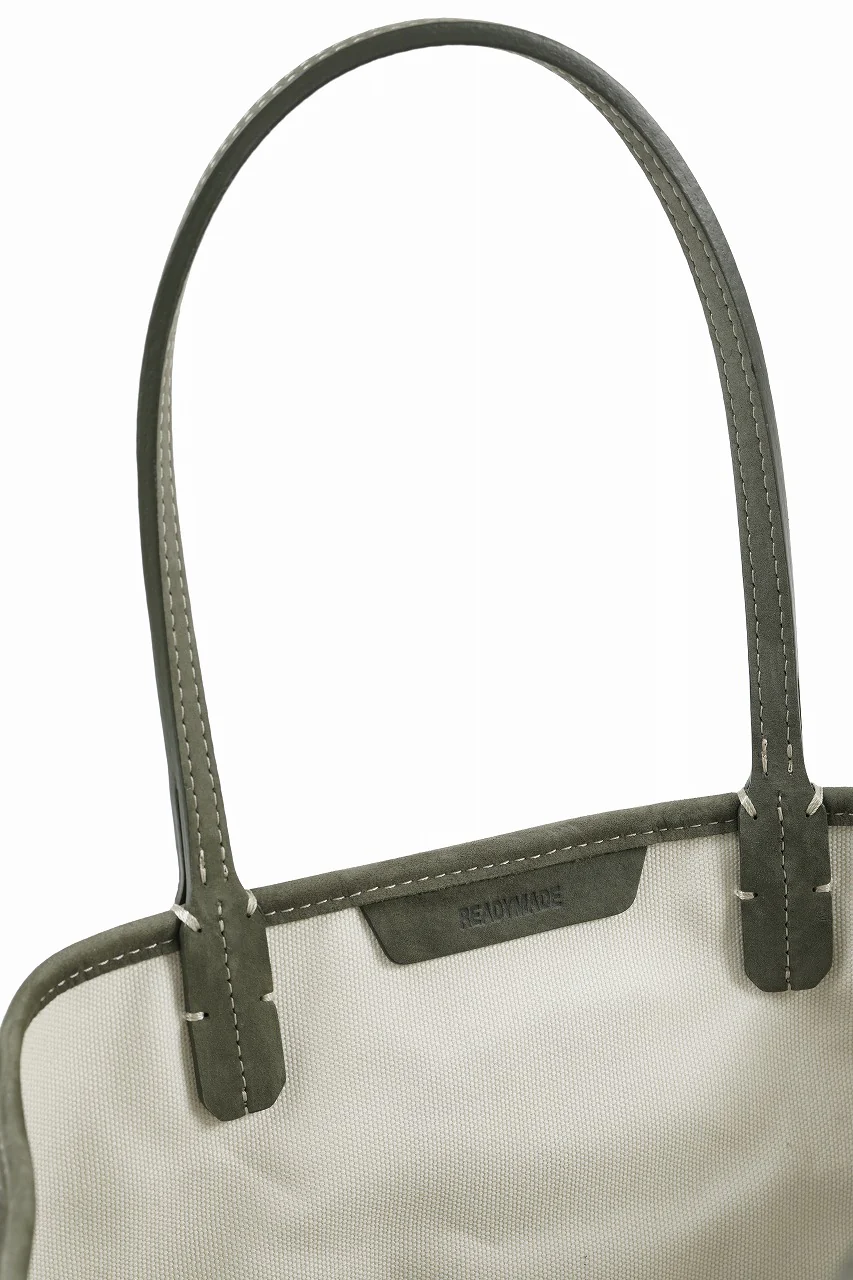 READYMADE CALI DOROTHY BAG MEDIUM - Remade from Vintage Military Canvas (KHAKI #A) - Image 10