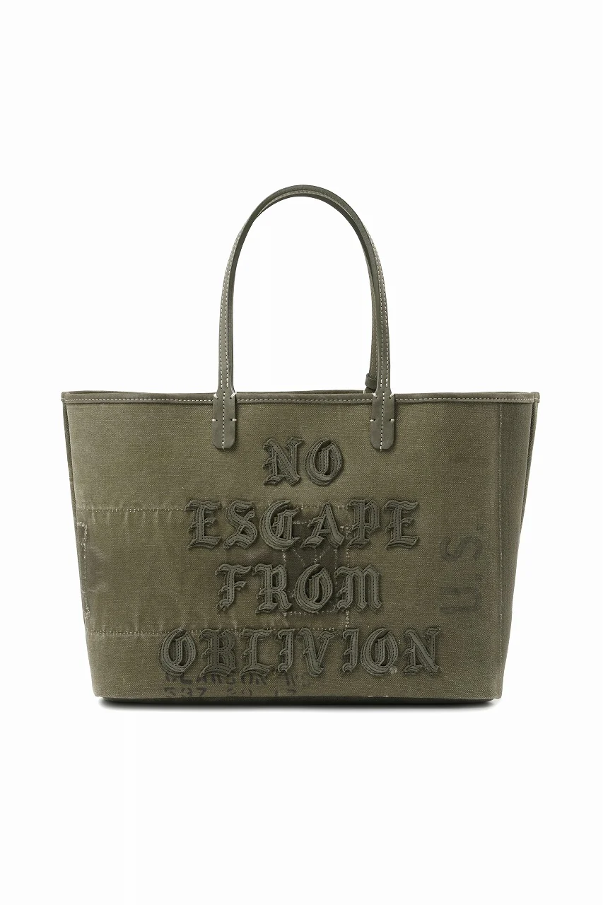 READYMADE CALI DOROTHY BAG MEDIUM - Remade from Vintage Military Canvas (KHAKI #A) - Image 3