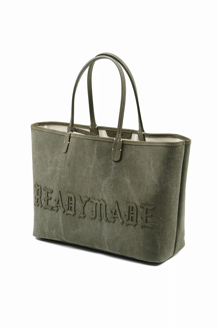 READYMADE CALI DOROTHY BAG MEDIUM - Remade from Vintage Military Canvas (KHAKI #B) - Image 2