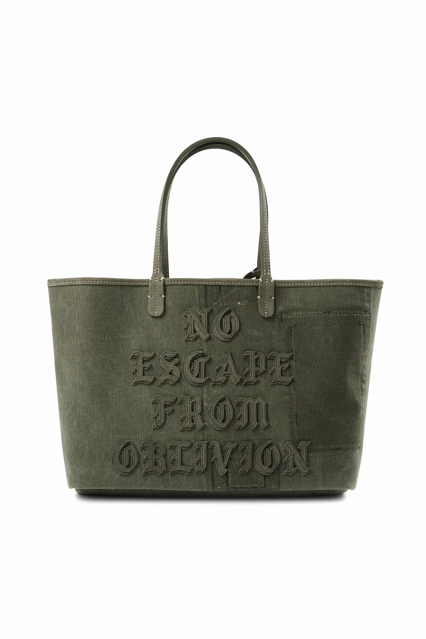 READYMADE CALI DOROTHY BAG MEDIUM - Remade from Vintage Military Canvas (KHAKI #B) - Image 3