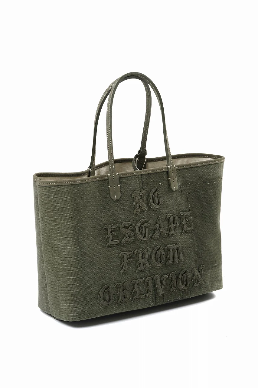 READYMADE CALI DOROTHY BAG MEDIUM - Remade from Vintage Military Canvas (KHAKI #B) - Image 4