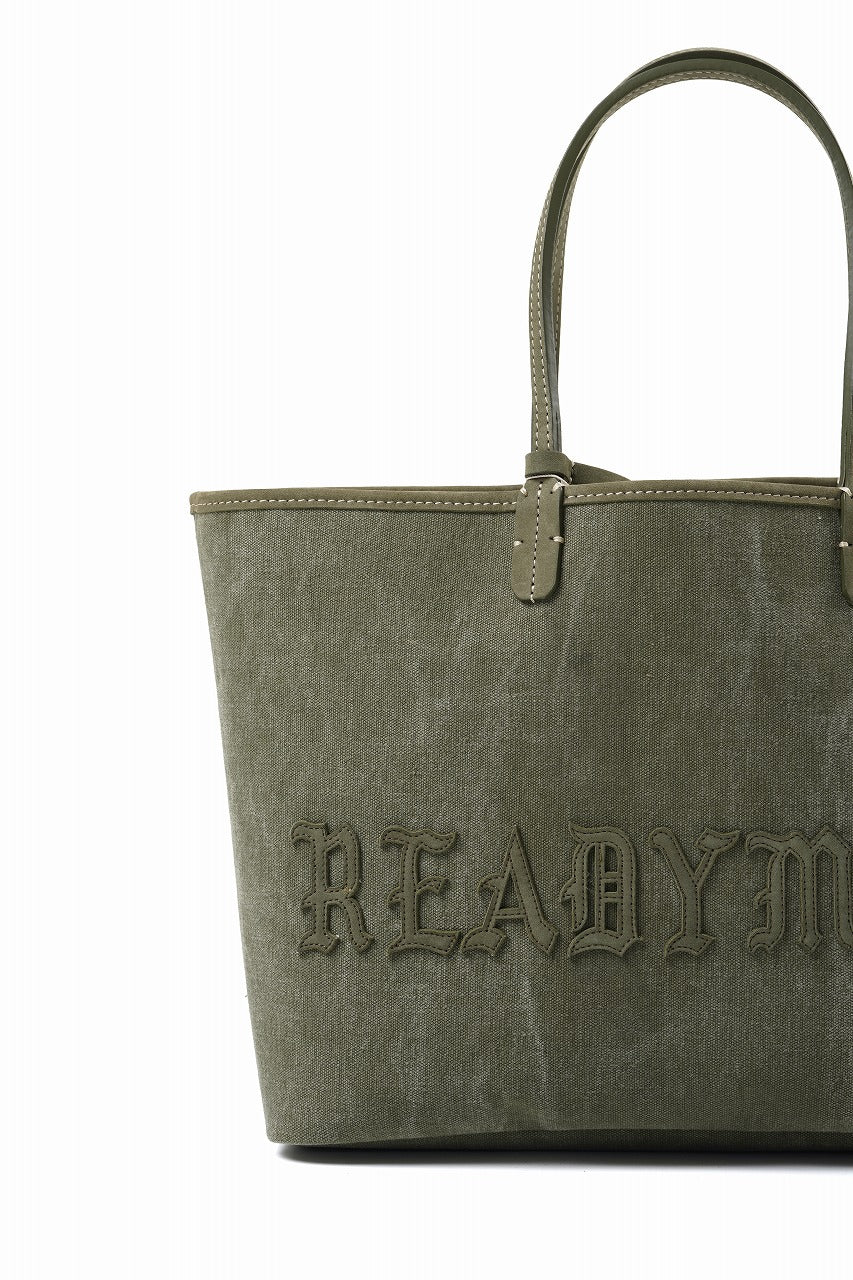 READYMADE CALI DOROTHY BAG MEDIUM - Remade from Vintage Military Canvas (KHAKI #B) - Image 6
