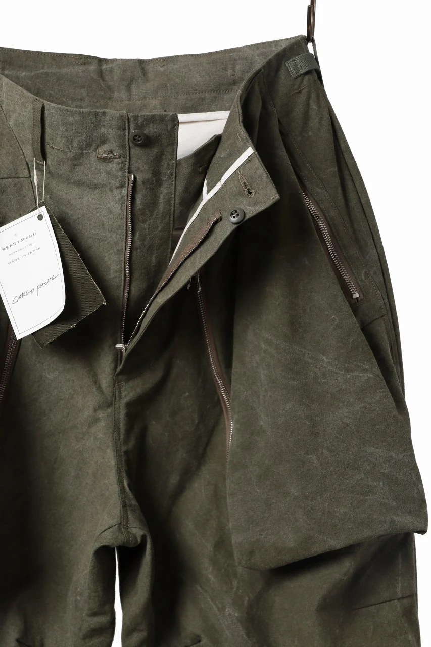 READYMADE CARGO PANTS (KHAKI #C) - Image 10