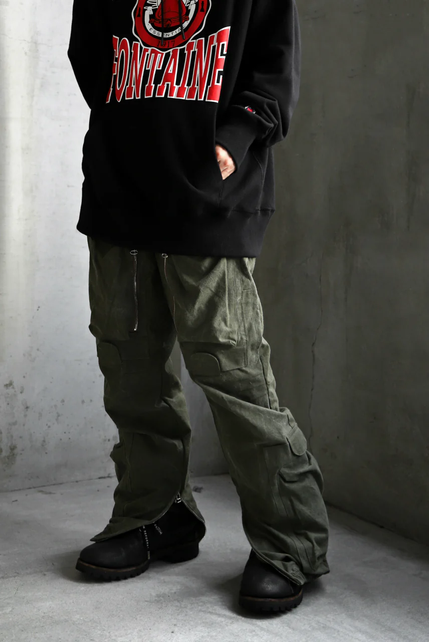 READYMADE CARGO PANTS (KHAKI GREEN #A) - Image 6