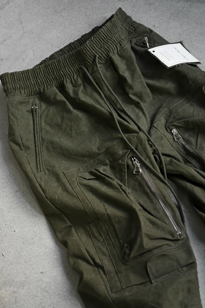 READYMADE CARGO PANTS (KHAKI GREEN #B) - Image 13