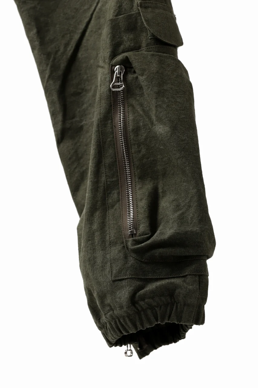 READYMADE CARGO PANTS (KHAKI GREEN #C) - Image 15