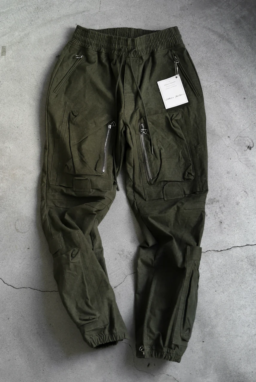 READYMADE CARGO PANTS (KHAKI GREEN #C) - Image 20