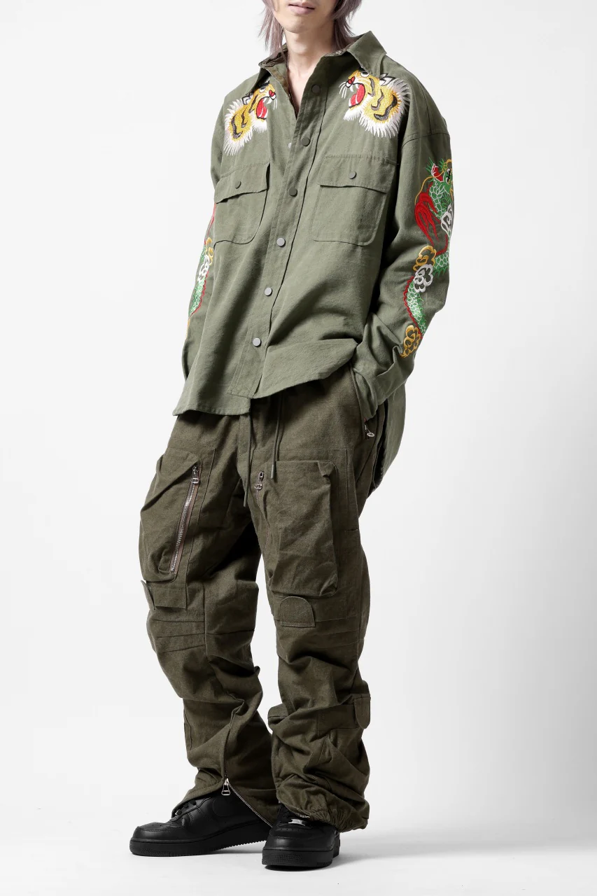 READYMADE CARGO PANTS (KHAKI GREEN #C) - Image 31