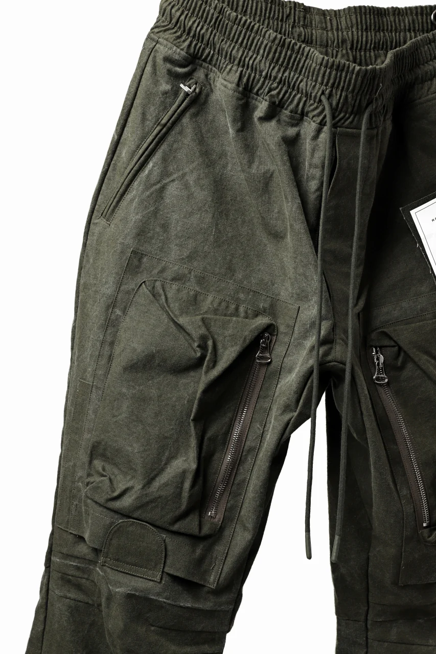 READYMADE CARGO PANTS (KHAKI GREEN #D) - Image 5