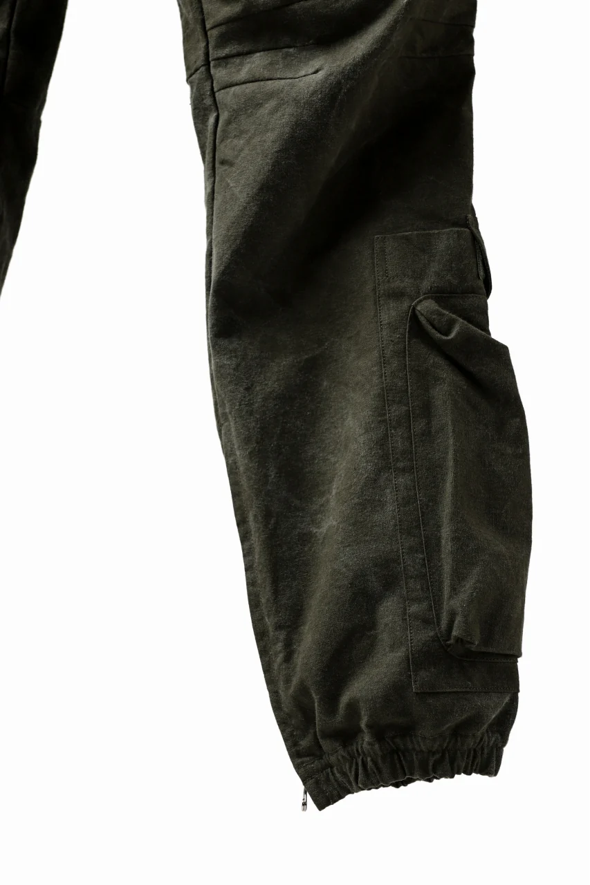 READYMADE CARGO PANTS (KHAKI GREEN #D) - Image 7