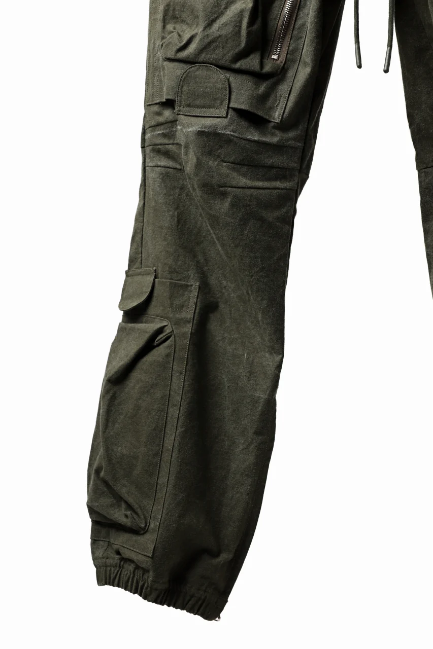 READYMADE CARGO PANTS (KHAKI GREEN #D) - Image 8