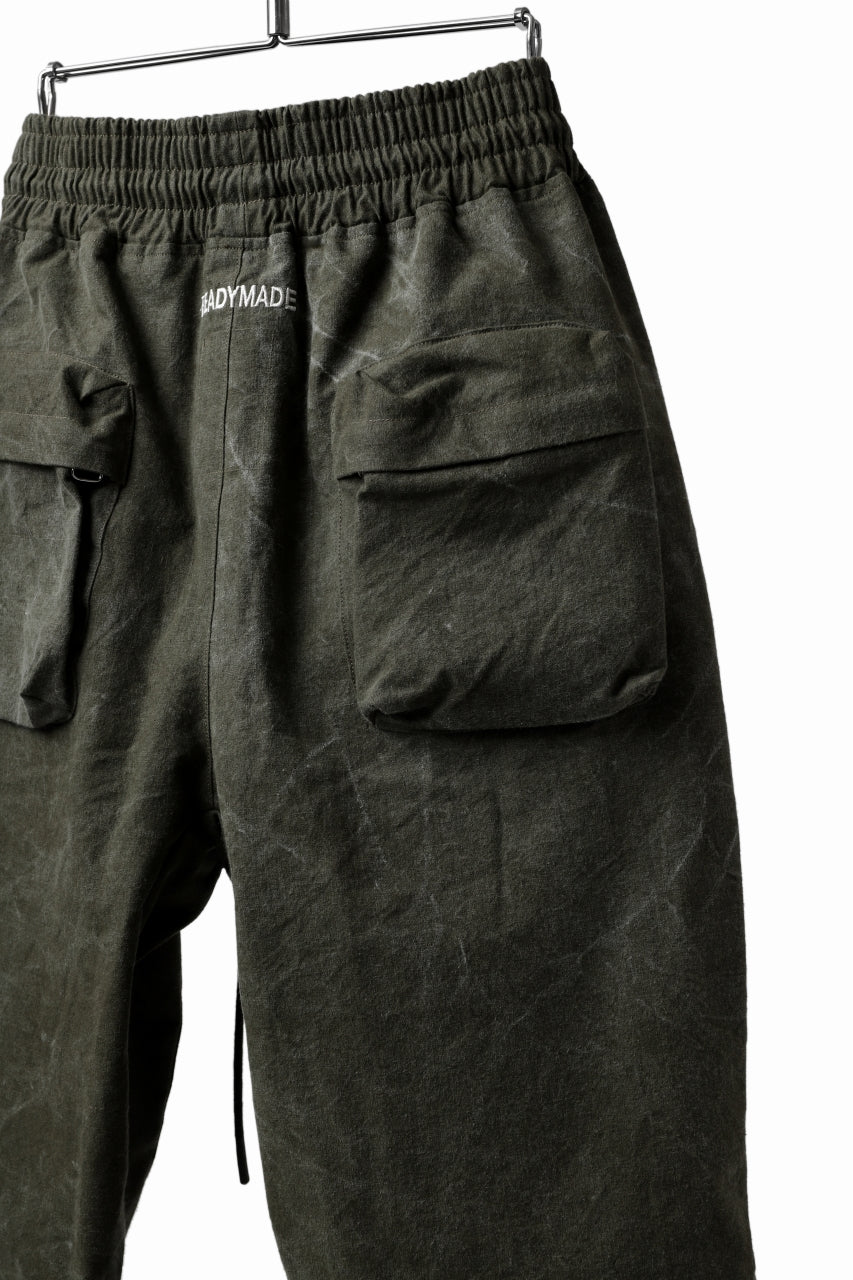 READYMADE CARGO PANTS (KHAKI GREEN #D) - Image 9