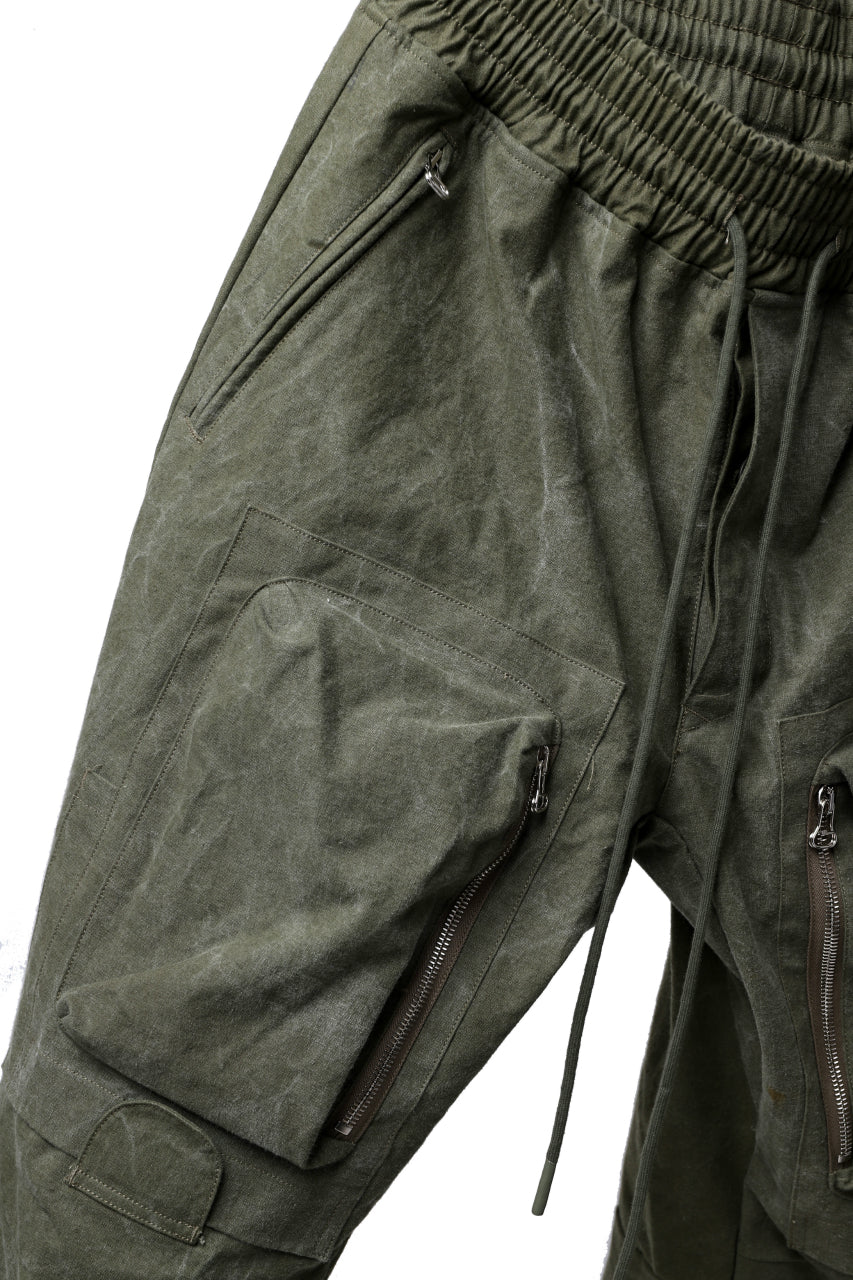 READYMADE CARGO PANTS (KHAKI GREEN #G) - Image 3