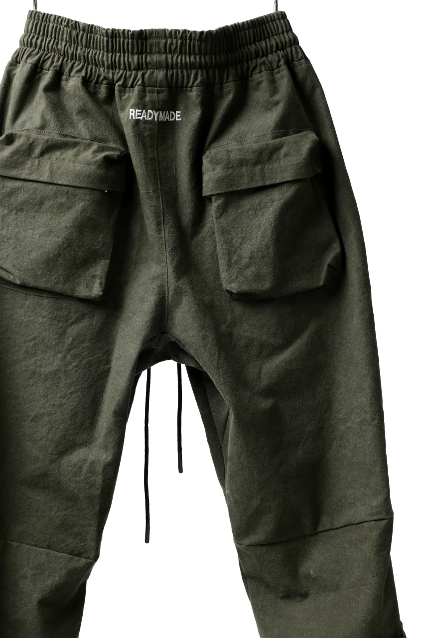 READYMADE CARGO PANTS (KHAKI GREEN #G) - Image 6