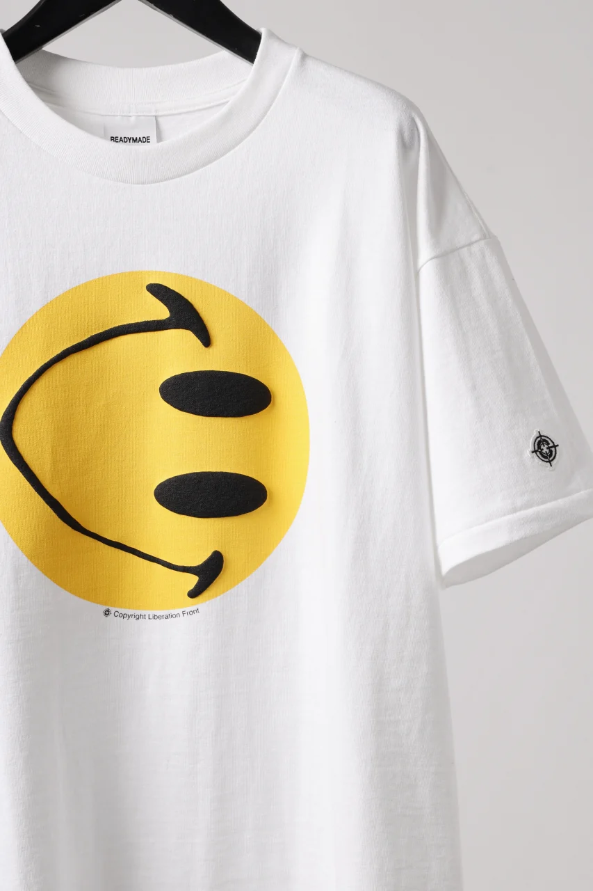 READYMADE CLT SIMILE TEE (WHITE) - Image 4