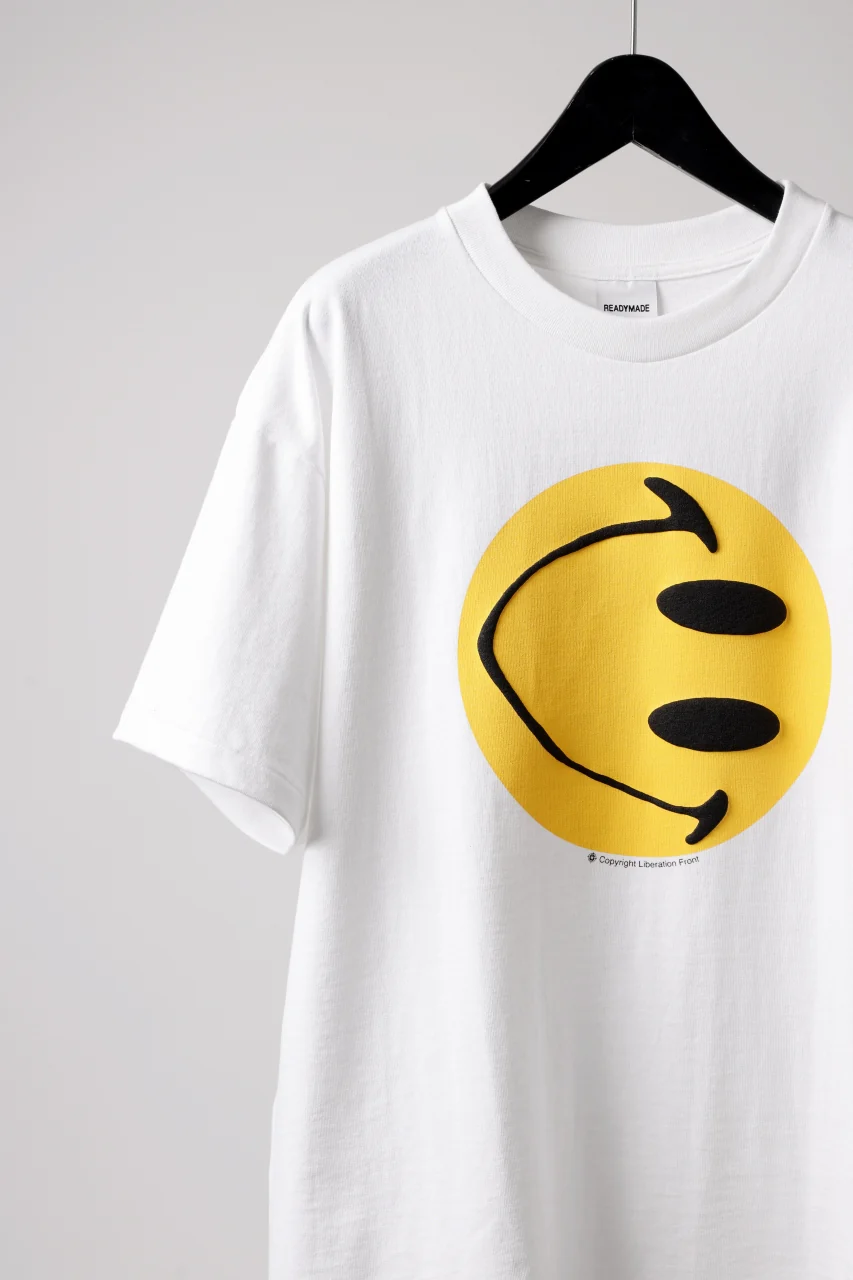READYMADE CLT SIMILE TEE (WHITE) - Image 9