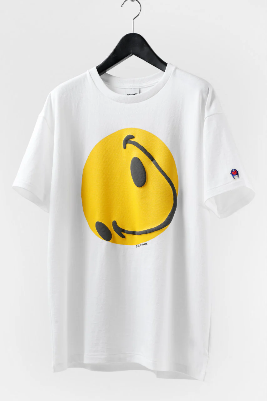 READYMADE COLLAPSED FACE TEE (WHITE) - Image 3